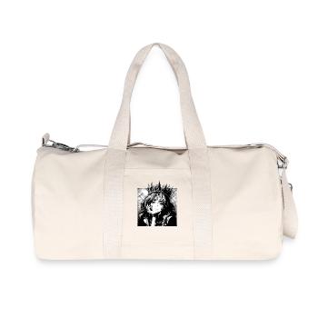 Königin der Schatten Manga Porträt - Recycelte Canvas-Sporttasche von Stanley/Stella - Naturweiß - Vorne