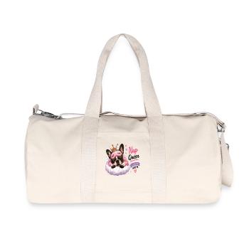  Nap Queen Professional Sleeper Französische - Recycelte Canvas-Sporttasche von Stanley/Stella - Naturweiß - Vorne