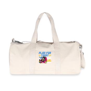 Gamer Gaming Cat Ramen Video Game - Recycled Canvas Sports Bag by Stanley/Stella - natural - Front