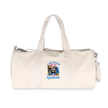 Gamer Gaming Cat Ramen Video Game - Recycled Canvas Sports Bag by Stanley/Stella - natural - Front