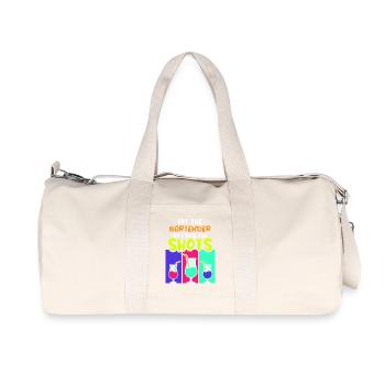 Kellner Barkeeper Ober Bar Bartender barchef - Recycelte Canvas-Sporttasche von Stanley/Stella - Naturweiß - Vorne