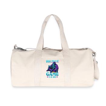 Jeu de Skeleton Gaming Halloween - Sac de sport en toile recyclée Stanley/Stella - blanc naturel - Devant