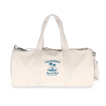 Journées du club social californien à Malibu - Sac de sport en toile recyclée Stanley/Stella - blanc naturel - Devant