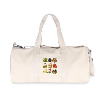 Kawaii Olives | Mediterranean cuisine - Recycled Canvas Sports Bag by Stanley/Stella - natural - Front