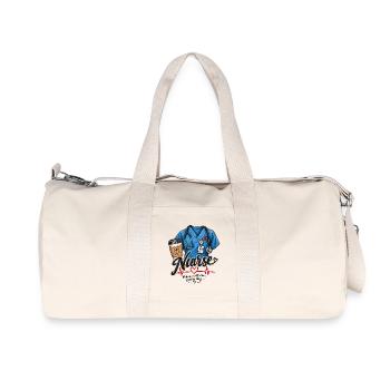 Krankenschwester macht jeden Tag einen Unterschied T-Shirt - Recycelte Canvas-Sporttasche von Stanley/Stella - Naturweiß - Vorne