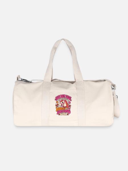 Hobby Horsing Girl Aus dem Weg Shirt - Recycelte Canvas-Sporttasche von Stanley/Stella - Naturweiß