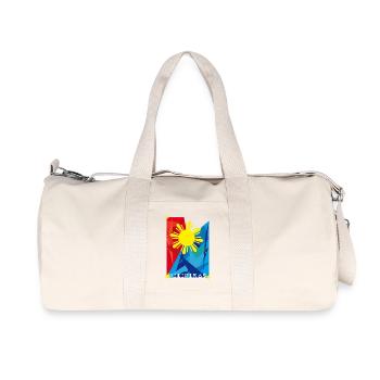 Philippinen Sonnenflagge Filipino Pride - Recycelte Canvas-Sporttasche von Stanley/Stella - Naturweiß - Vorne