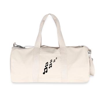 Note - Sac de sport en toile recyclée Stanley/Stella - blanc naturel - Devant