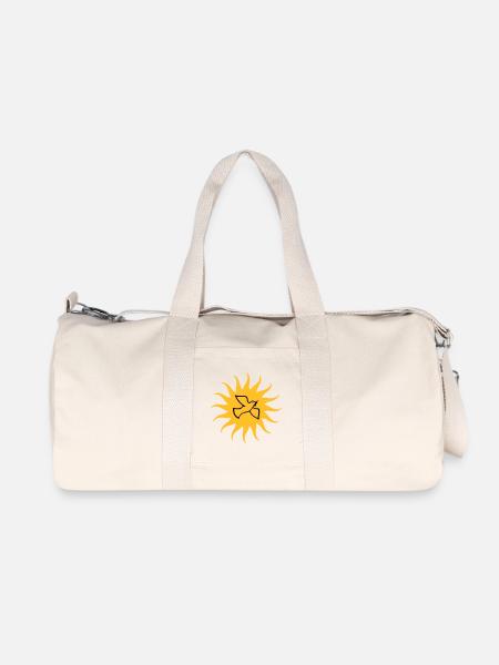 Friedenstaube Sonne - Recycelte Canvas-Sporttasche von Stanley/Stella - Naturweiß