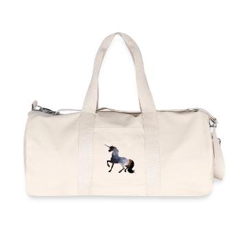 unicorn unicorn universe star magic immortal - Recycled Canvas Sports Bag by Stanley/Stella - natural - Front