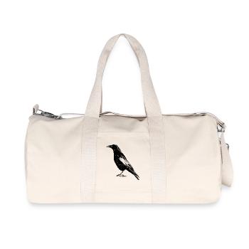 Crow - Recycled Canvas Sports Bag by Stanley/Stella - natural - Front