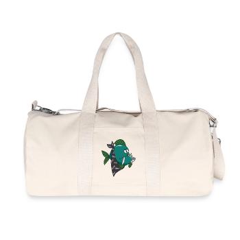 Piranha - Recycled Canvas Sports Bag by Stanley/Stella - natural - Front