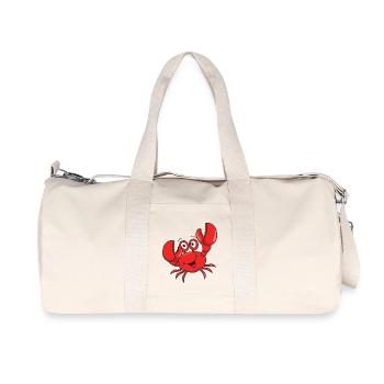 Cancer crab - Recycled Canvas Sports Bag by Stanley/Stella - natural - Front