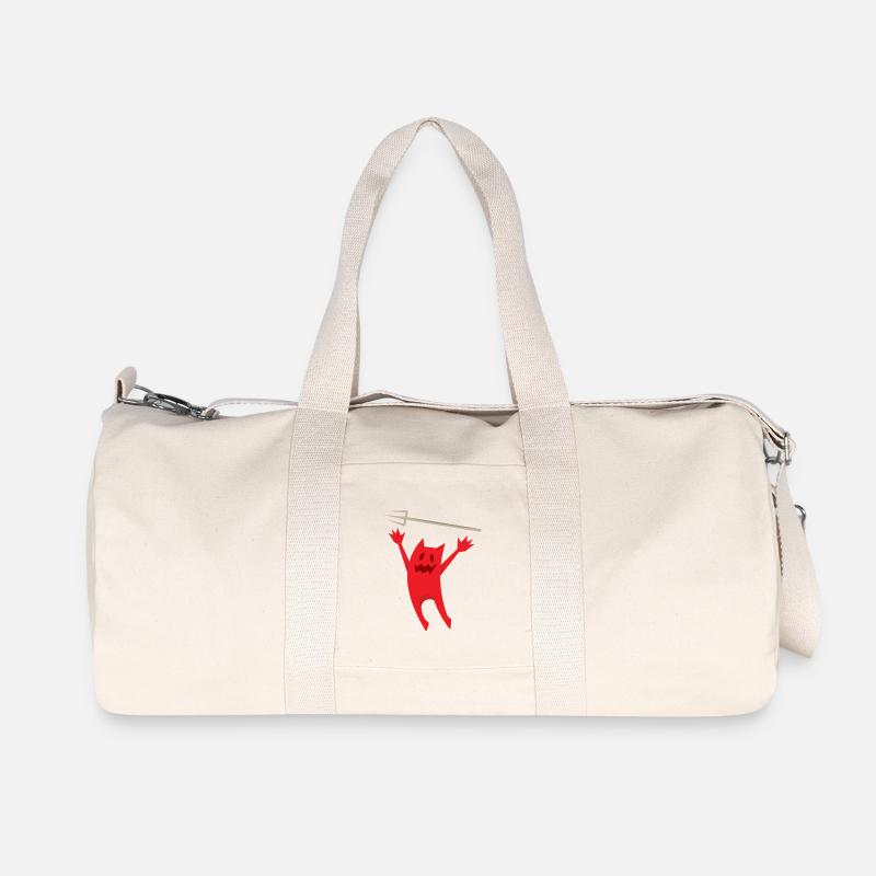 Diable effronté - Sac de sport en toile recyclée Stanley/Stella - blanc naturel
