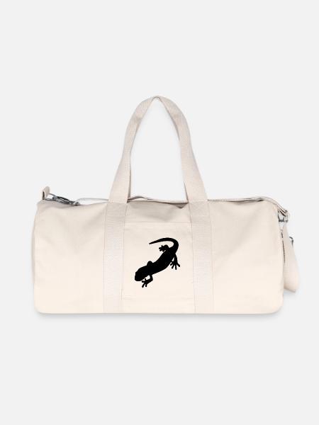 Salamander - Recycelte Canvas-Sporttasche von Stanley/Stella - Naturweiß