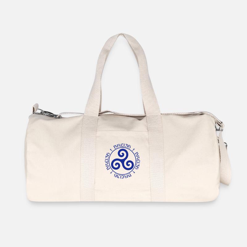 Bretagne ! - Recycelte Canvas-Sporttasche von Stanley/Stella - Naturweiß