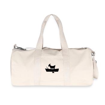G.O.A.T. Chèvre dans le bateau - Sac de sport en toile recyclée Stanley/Stella - blanc naturel - Devant