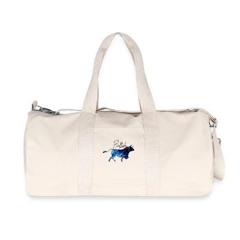 Bull market bullish stock market return stock shareholder - Recycled Canvas Sports Bag by Stanley/Stella - natural - Front