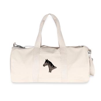 Pferd - Recycelte Canvas-Sporttasche von Stanley/Stella - Naturweiß - Vorne
