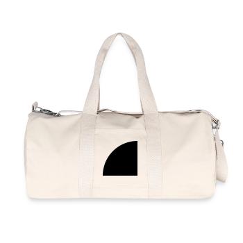 Viertelkreis - Recycelte Canvas-Sporttasche von Stanley/Stella - Naturweiß - Vorne