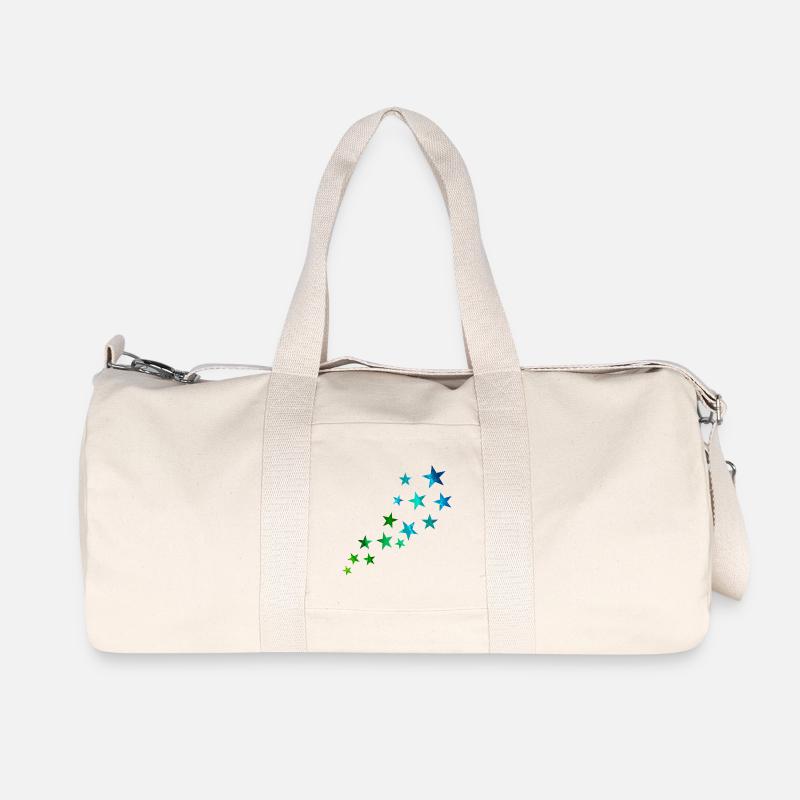 Sternschnuppe - Recycelte Canvas-Sporttasche von Stanley/Stella - Naturweiß