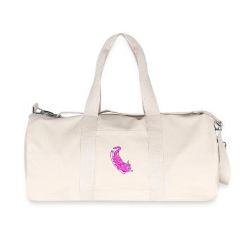 Chat Licorne Doux Neige - Sac de sport en toile recyclée Stanley/Stella - blanc naturel - Devant