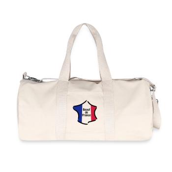 Redneck Frankreich - Recycelte Canvas-Sporttasche von Stanley/Stella - Naturweiß - Vorne