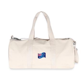 Australian Flag  - Recycled Canvas Sports Bag by Stanley/Stella - natural - Front