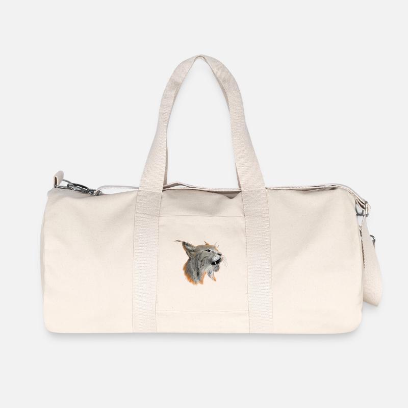 Luchs - Recycelte Canvas-Sporttasche von Stanley/Stella - Naturweiß