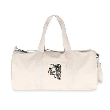 Boulder Climbing Mountaineering Rock climbing Saying - Recycled Canvas Sports Bag by Stanley/Stella - natural - Front