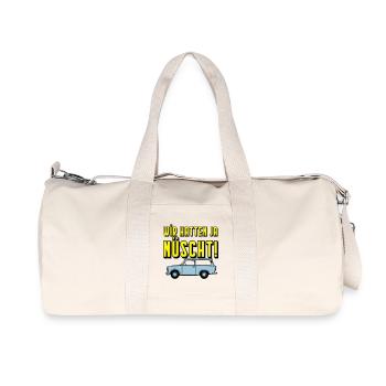  Universal Kombi , Wir hatten ja nüscht!(25 - Recycelte Canvas-Sporttasche von Stanley/Stella - Naturweiß - Vorne