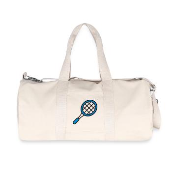 Le tennis - Sac de sport en toile recyclée Stanley/Stella - blanc naturel - Devant