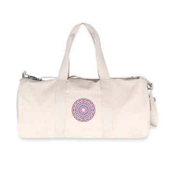 Mandala Mandala - Sac de sport en toile recyclée Stanley/Stella - blanc naturel - Devant