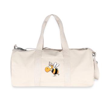 Happy Bee - Recycled Canvas Sports Bag by Stanley/Stella - natural - Front