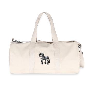 Grumpy Horse I Horses Comic for Rider - Recycled Canvas Sports Bag by Stanley/Stella - natural - Front