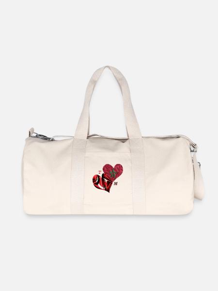 Marokko Türkei - Recycelte Canvas-Sporttasche von Stanley/Stella - Naturweiß