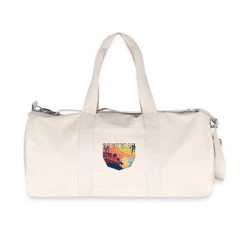 Surfer Design / Geschenk - Recycelte Canvas-Sporttasche von Stanley/Stella - Naturweiß - Vorne