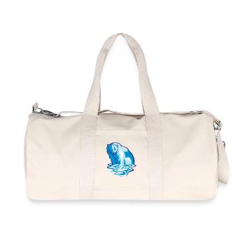 Ours polaire qui fond - Sac de sport en toile recyclée Stanley/Stella - blanc naturel - Devant
