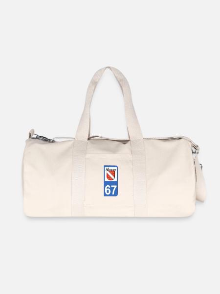 Elsass - Recycelte Canvas-Sporttasche von Stanley/Stella - Naturweiß