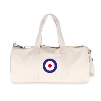 England aviation shield - Recycled Canvas Sports Bag by Stanley/Stella - natural - Front