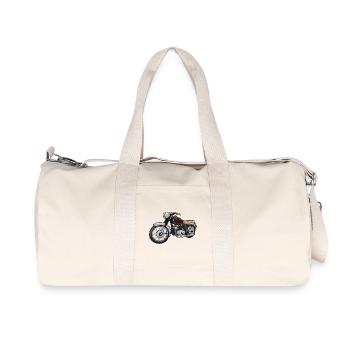 Cool motorcycle - Recycled Canvas Sports Bag by Stanley/Stella - natural - Front