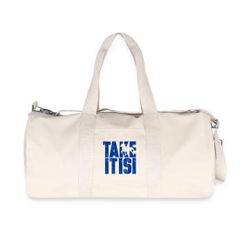 Icelandic Icelanders Take it isi riding gift - Recycled Canvas Sports Bag by Stanley/Stella - natural - Front