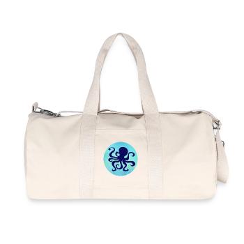 Octopus Octopus Octopus Sea Ocean Summer - Recycled Canvas Sports Bag by Stanley/Stella - natural - Front