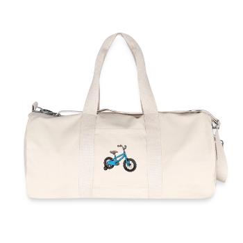 Children's Bike Training Wheels - Recycled Canvas Sports Bag by Stanley/Stella - natural - Front