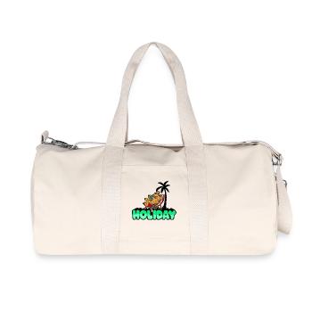 Holiday Cool Chill Relax Palm Trees Holiday Beach - Recycled Canvas Sports Bag by Stanley/Stella - natural - Front