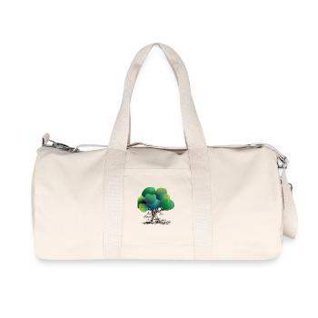The green Way - Recycelte Canvas-Sporttasche von Stanley/Stella - Naturweiß - Vorne