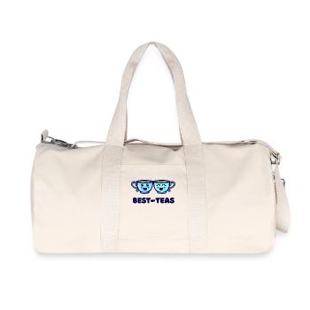 Meilleur tasse de thé De Thé Saying - Sac de sport en toile recyclée Stanley/Stella - blanc naturel - Devant