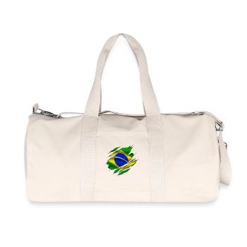 Brasil - Brazil - Recycled Canvas Sports Bag by Stanley/Stella - natural - Front
