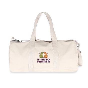 Voiture électrique voiture électrique tenue pour les fans de voiture - Sac de sport en toile recyclée Stanley/Stella - blanc naturel - Devant