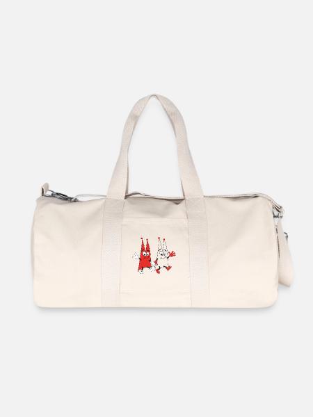 Dom Dance - Recycelte Canvas-Sporttasche von Stanley/Stella - Naturweiß